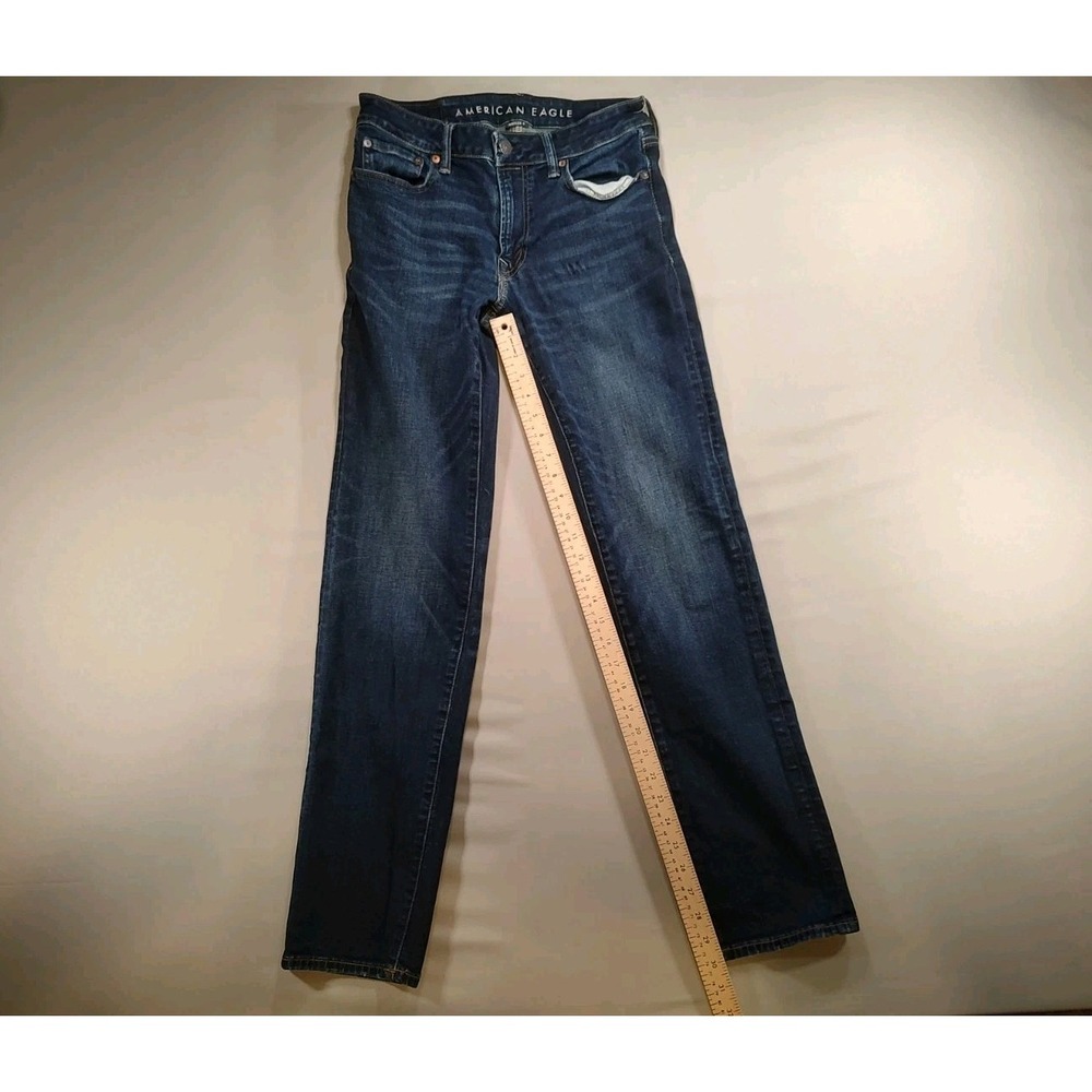American Eagle Classic Jeans Women's 30x34 Slim Straight-Cotton